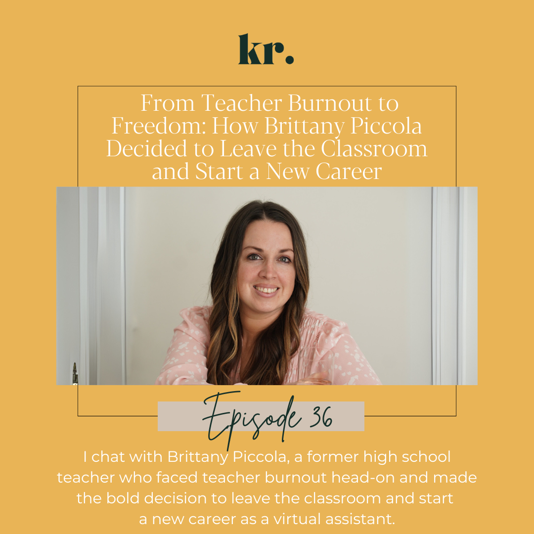 teacher burnout, leave the classroom, start a new career, new career